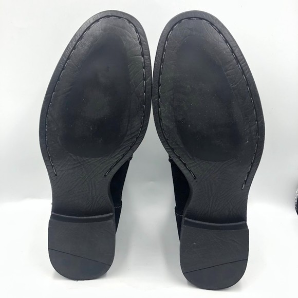 RW by Robert Wayne Men's Black Slip On Chukka Boots 8.5D Faux Suede - Picture 11 of 14